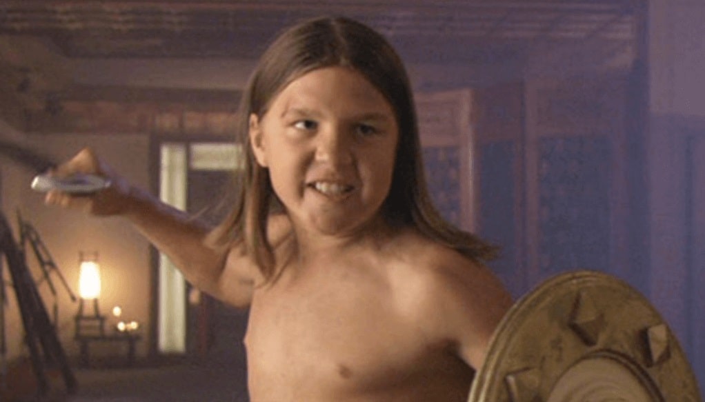 A picture of Young Richard Sandrak in the movie 'Little Hercules 3D'.